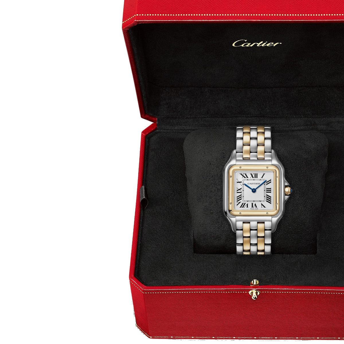 Panthère de Cartier Large Model | 31mm, Two-Tone Steel & 18K Yellow Gold, White Dial
