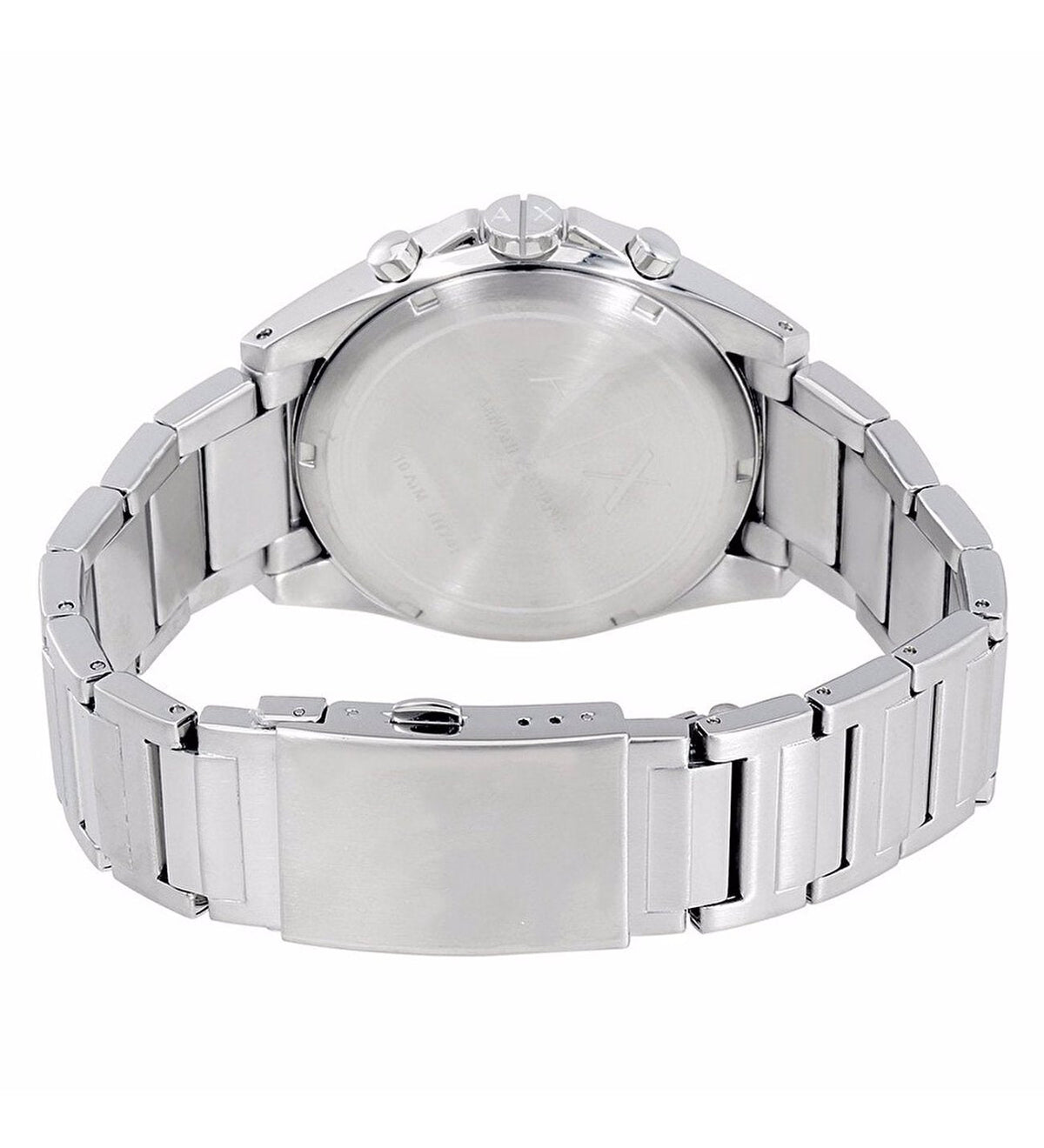 Armani Exchange Drexler AX2600 Men's Chronograph Watch – Black Dial with Silver Stainless Steel Strap